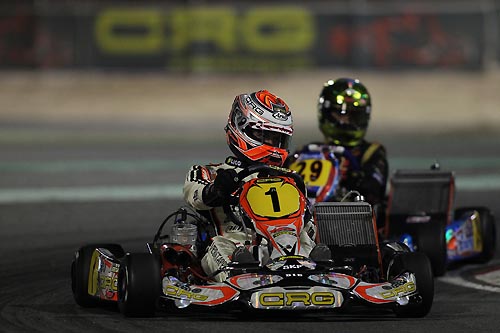Max Verstappen Kart CRG WK Bahrein racexpress